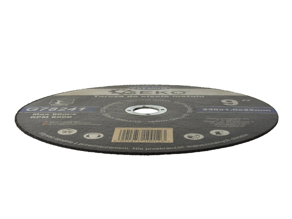 Metal Cutting Disc GEKO Premium 230x1.6x22.2mm