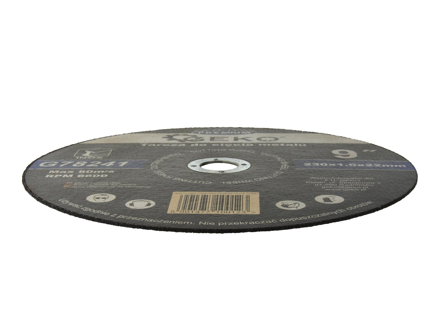 Metal Cutting Disc GEKO Premium 230x1.6x22.2mm