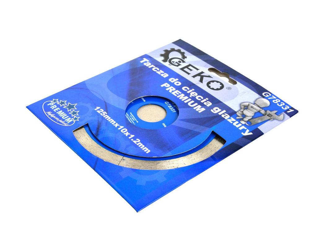 Micro-Segmented Diamond Blade for Porcelain and Ceramic Tile 125 x 1.2 x 22.2 x 10 mm