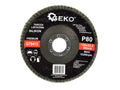 Silicon Carbide Flap Disc 125 mm Grit 80 GEKO Premium