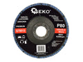 Zirconia Alumina Flap Disc 125 mm Grit 80 GEKO Premium