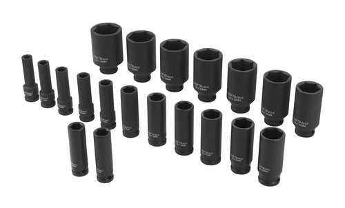 20-osaline löökpadrunite komplekt kuuskant 1/2" KD11794 (C8)