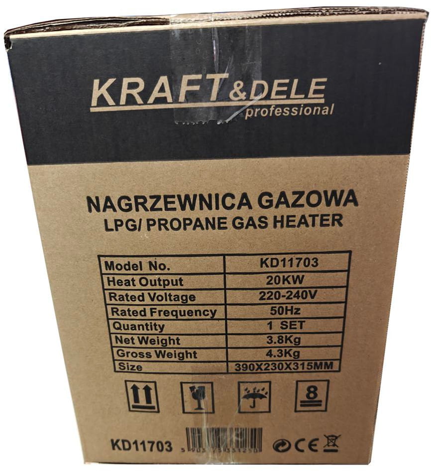 Gas heater 20kW KD11703