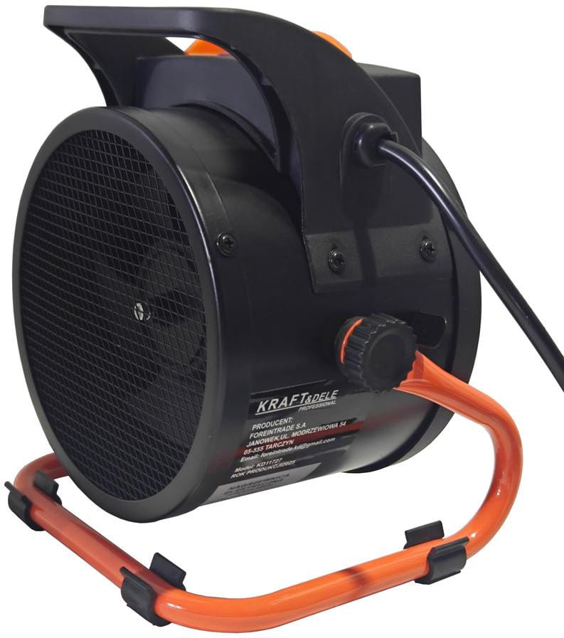 Electric fan heater 2.5kW 230V KD11727