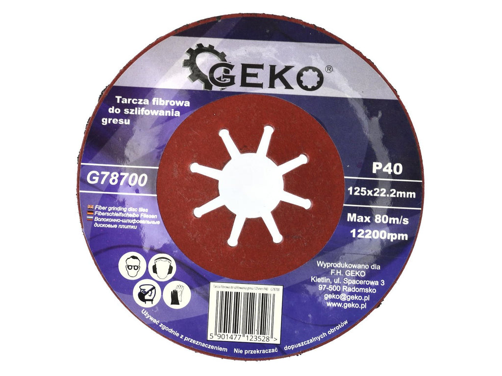Coarse Grit Fiber Disc 125 mm P40
