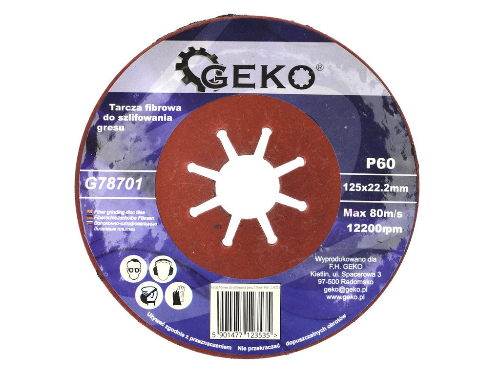 Coarse Grit Fiber Disc 125 mm P60