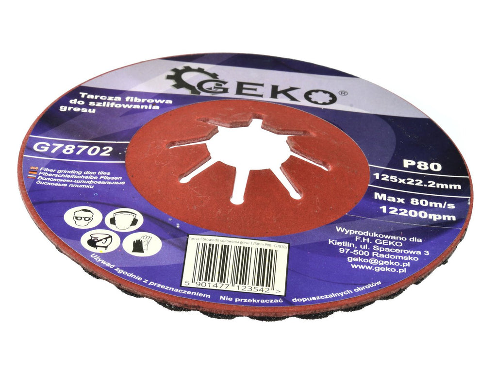 Coarse Grit Fiber Disc 125 mm P80