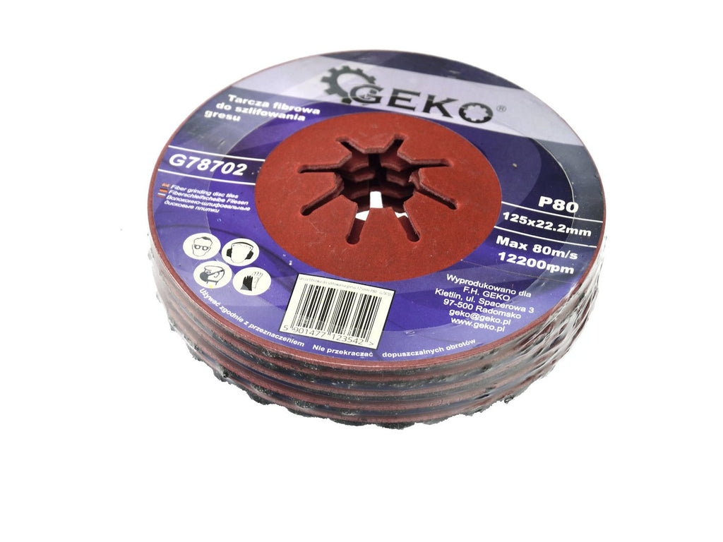 Coarse Grit Fiber Disc 125 mm P80
