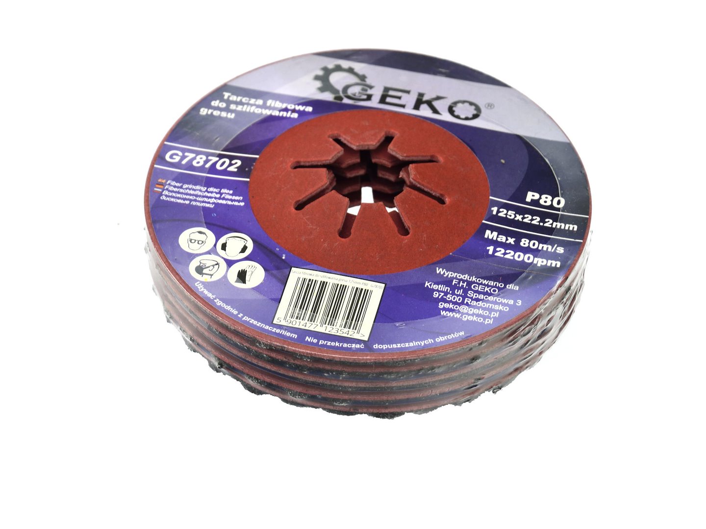 Coarse Grit Fiber Disc 125 mm P80