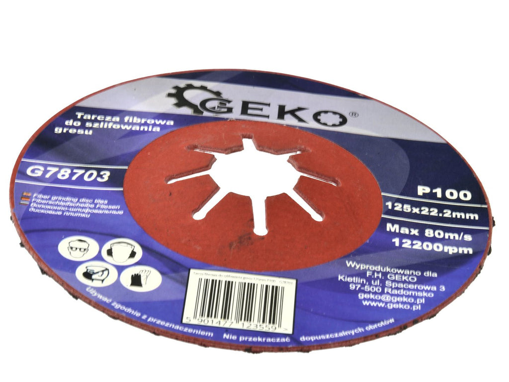 Coarse Grit Fiber Disc 125 mm P100