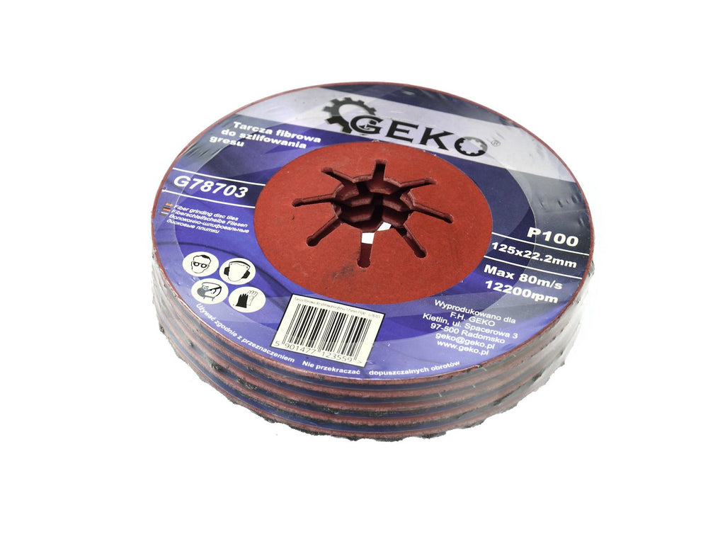 Coarse Grit Fiber Disc 125 mm P100