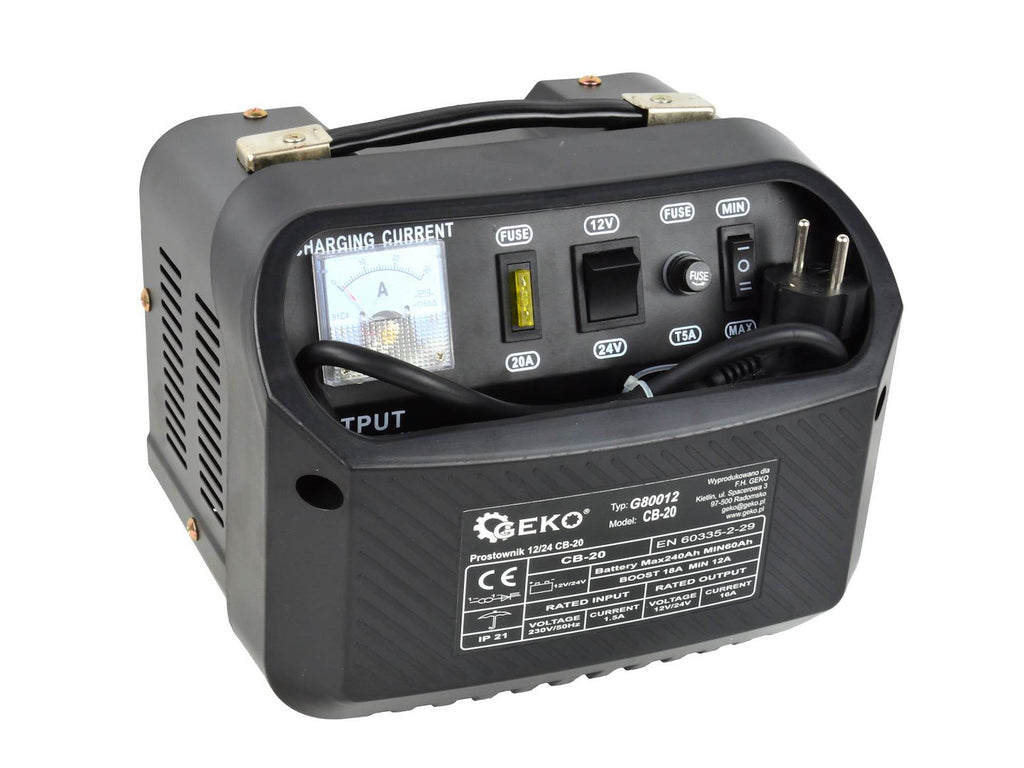 Battery charger with Euro plug