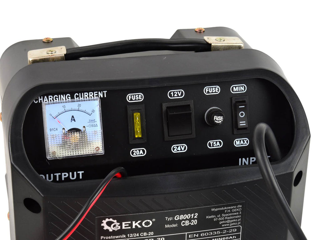 Battery charger with Euro plug