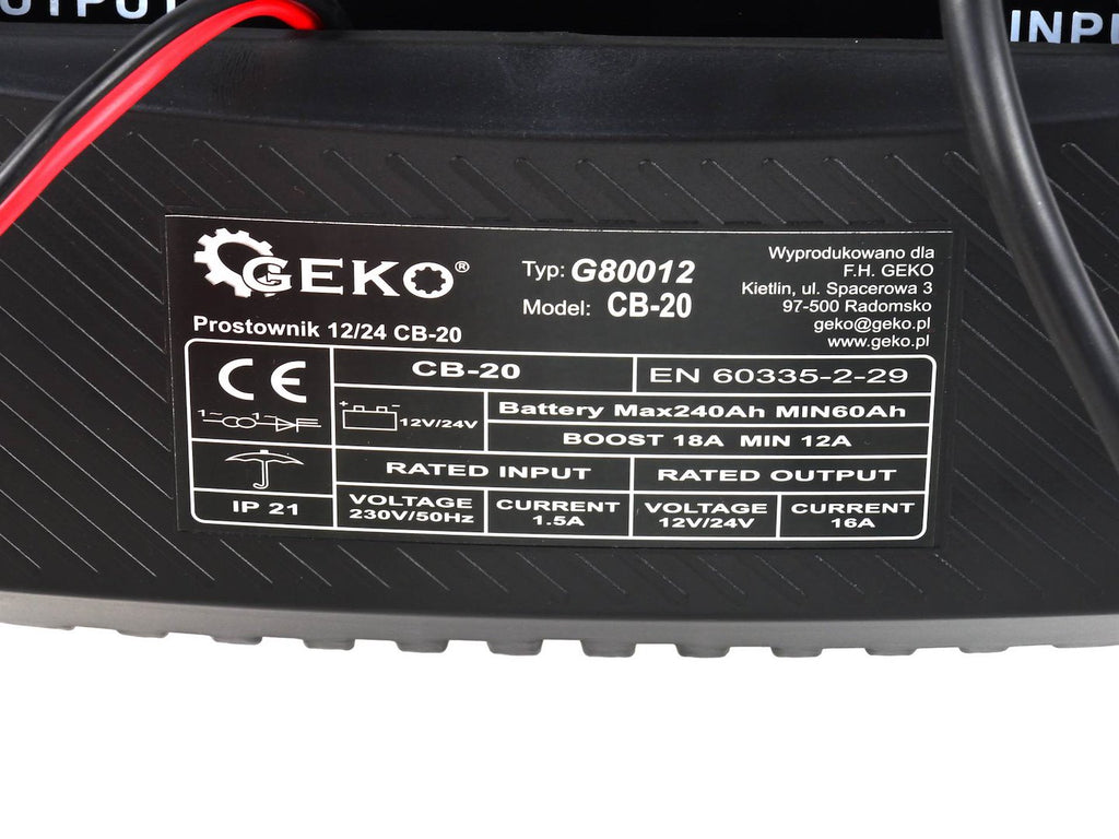 Battery charger with Euro plug