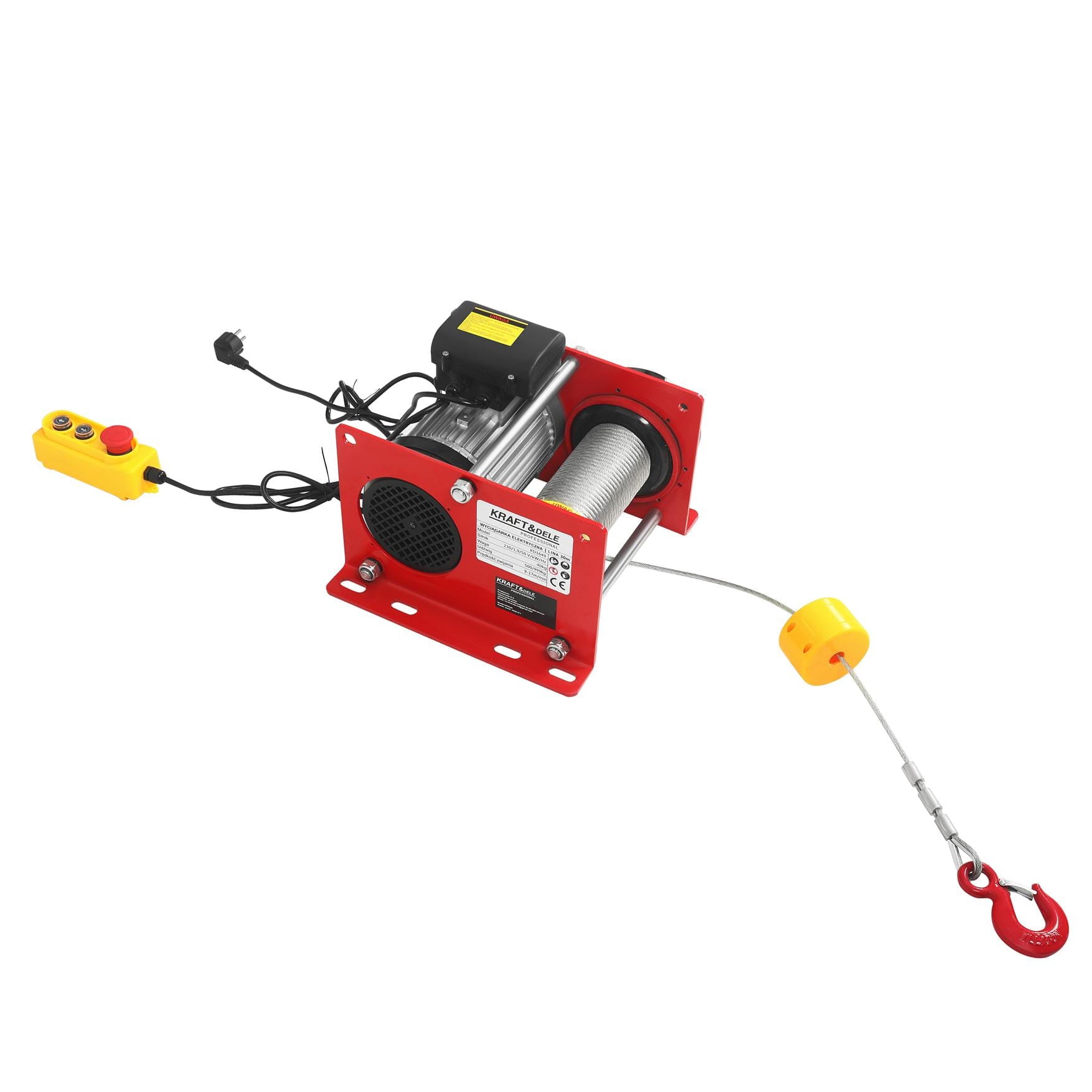 CONSTRUCTION ELECTRIC WINCH 30M 500/999KG KD1649