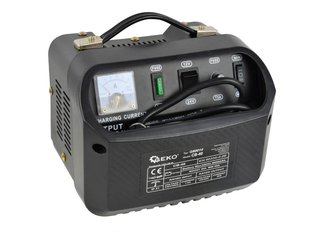 Battery Charger with Euro Plug CB40