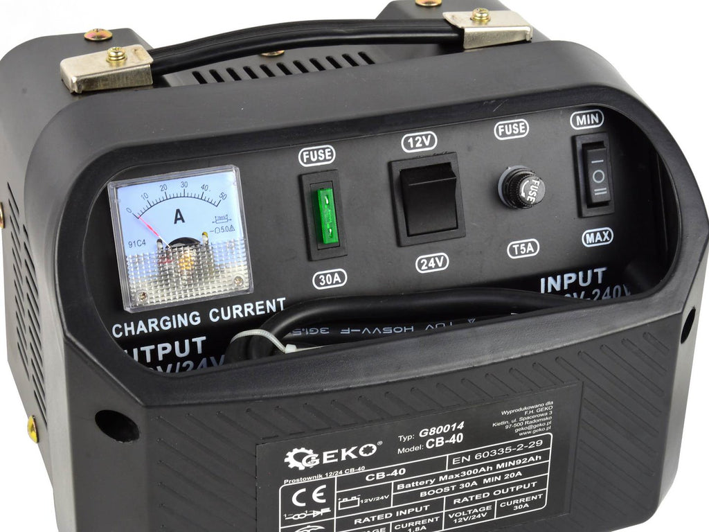 Battery Charger with Euro Plug CB40