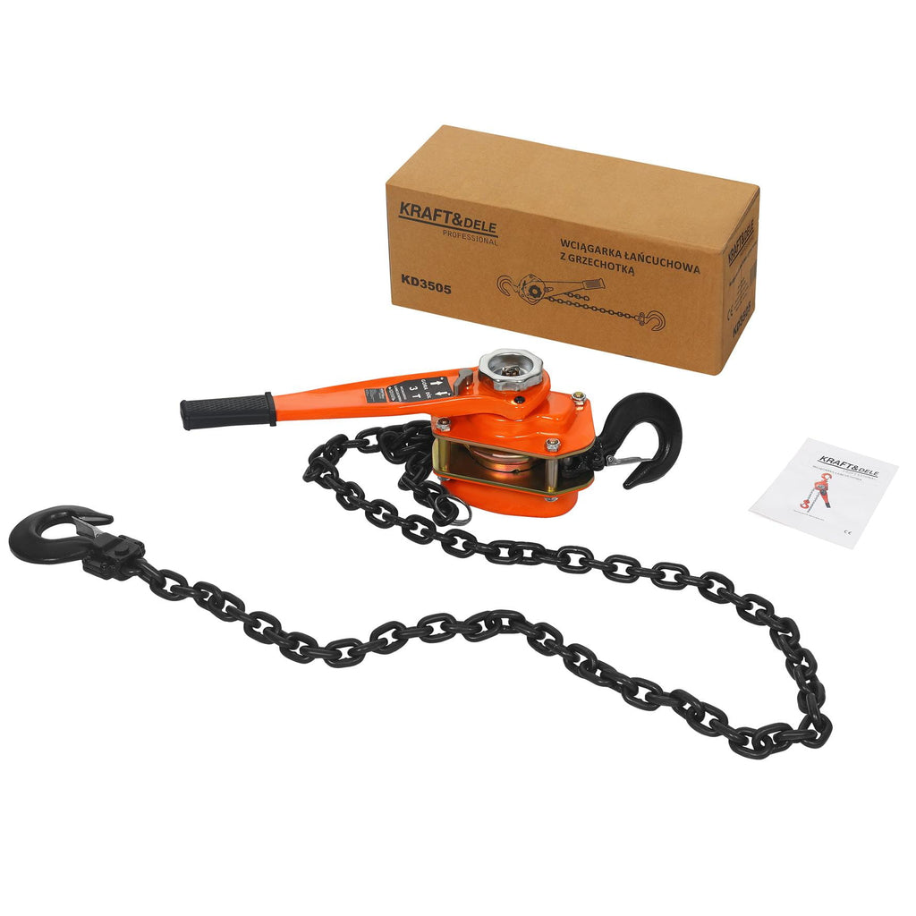 Manual ratchet winch 3m 3t KD3505