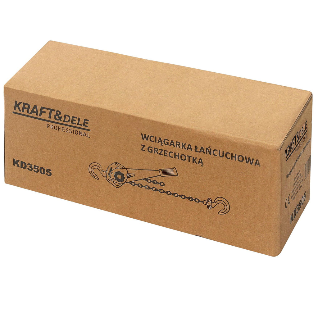 Manual ratchet winch 3m 3t KD3505