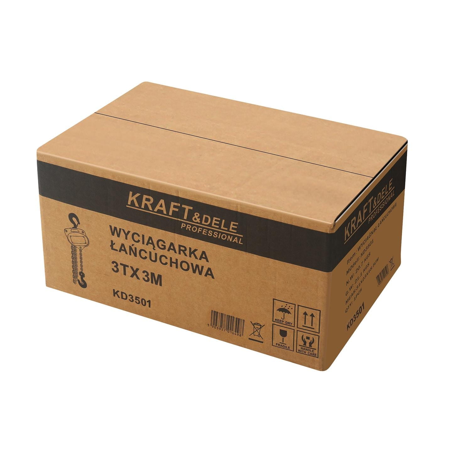 Manual chain hoist 3T 3m KD3501 (C21)