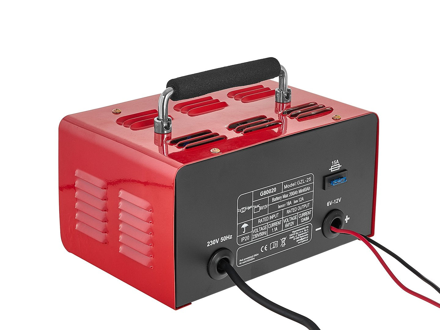 Battery charger with GS/CE 75A 6/12V GEKO