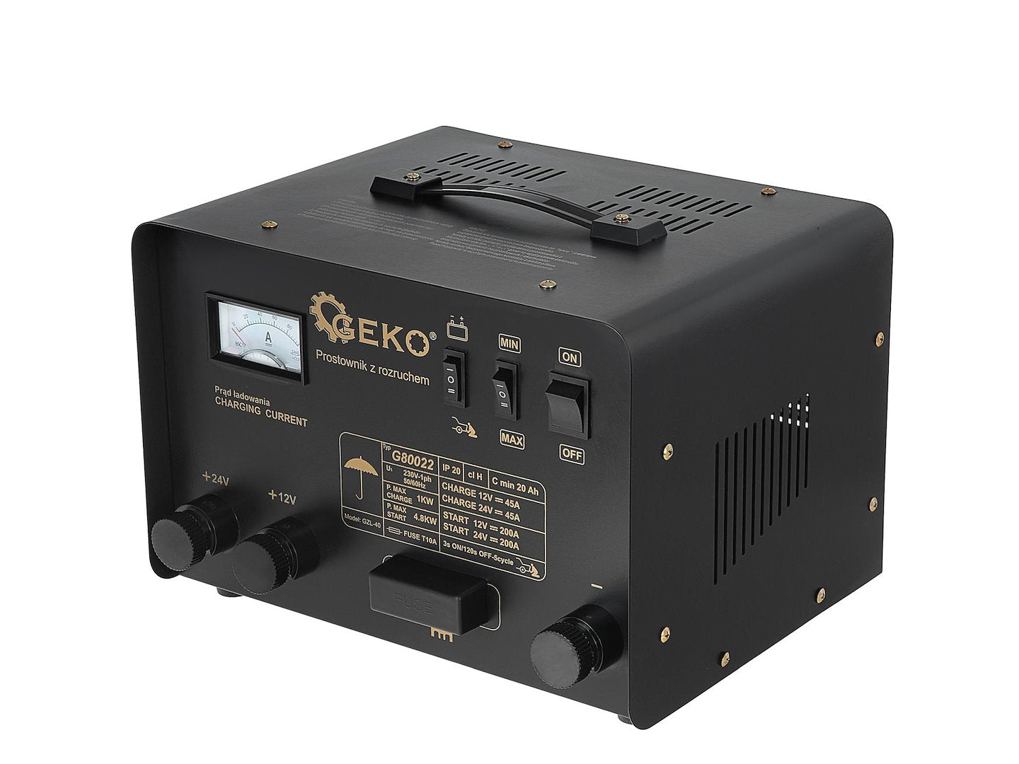 Battery charger with GS/CE, 12/24V, 200A