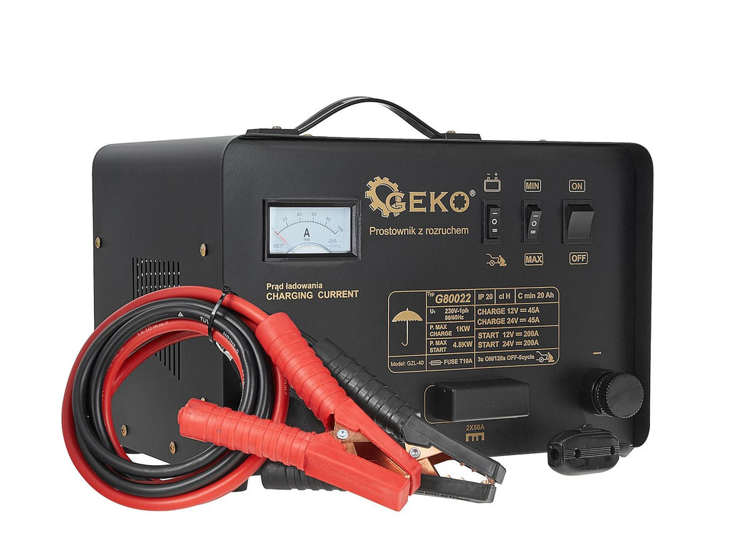 Battery charger with GS/CE, 12/24V, 200A