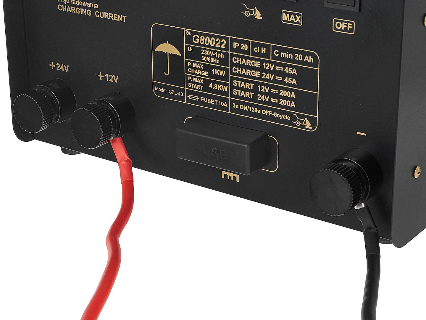 Battery charger with GS/CE, 12/24V, 200A