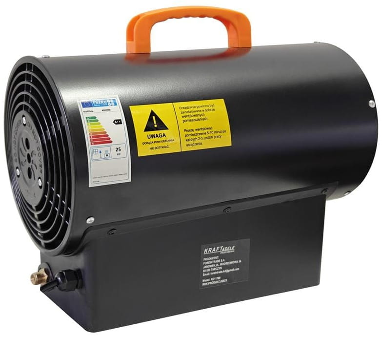 Gas heater 25kW + Thermostat + Regulator KD11700