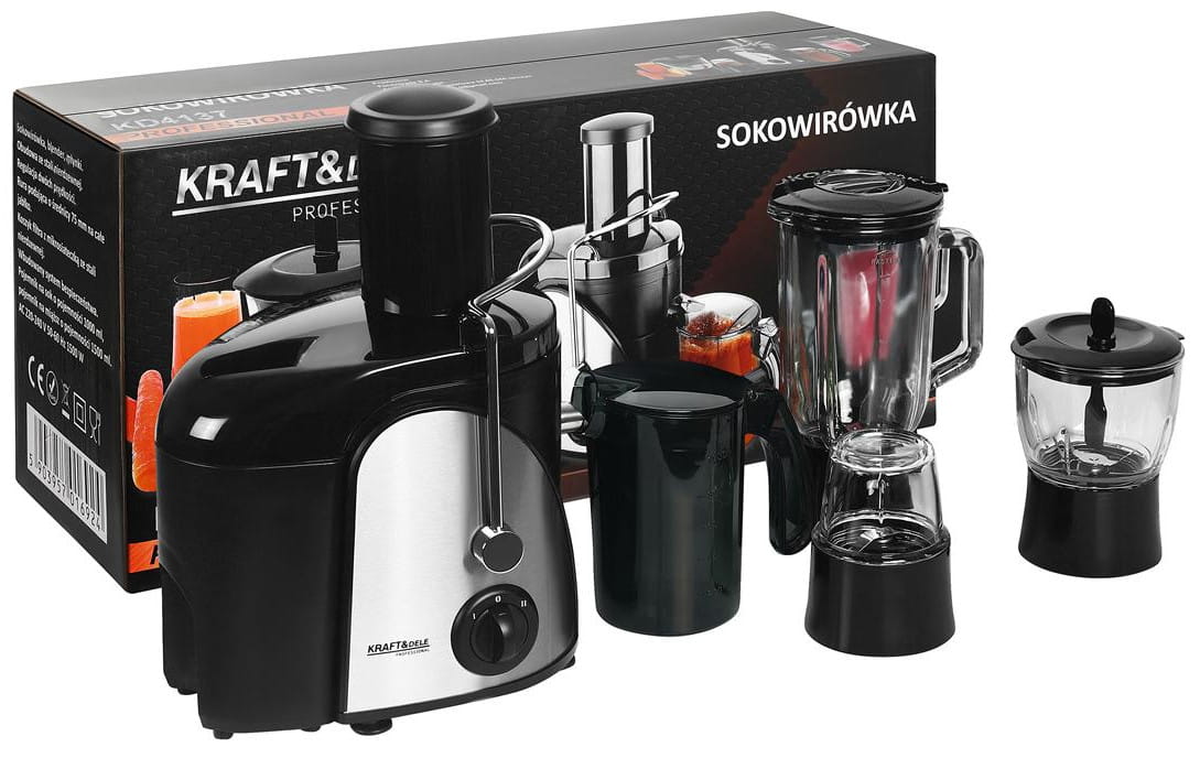 Mahlapress 1500W + tarvikud KD4137