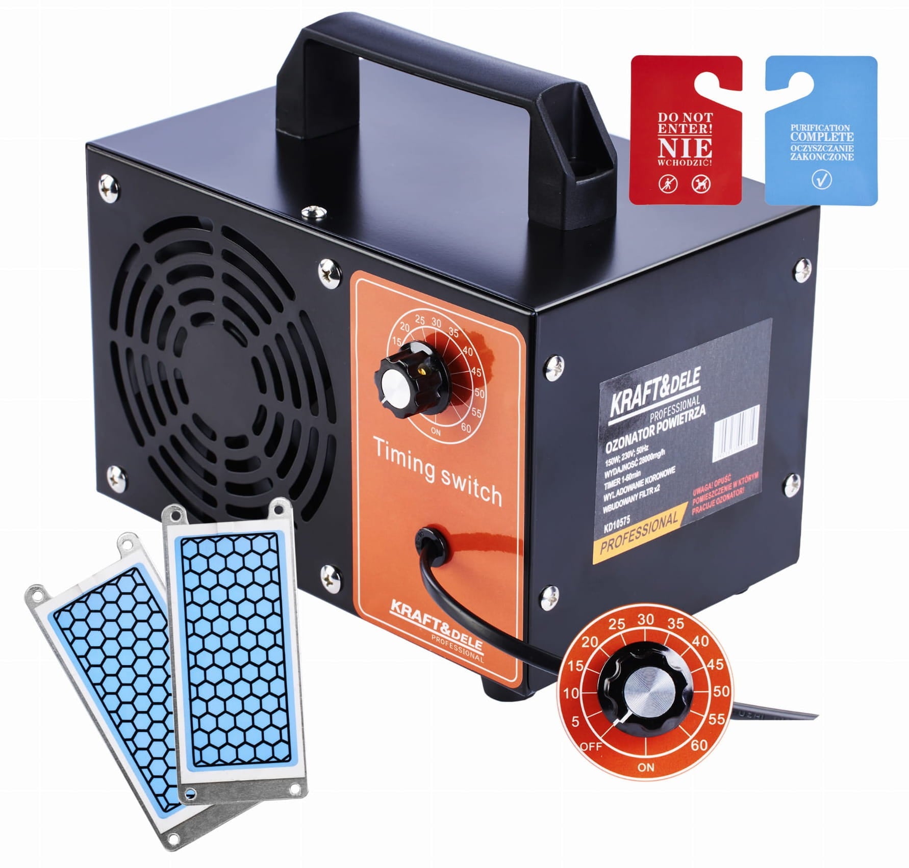 AIR OZONE GENERATOR 2800MG/H 150W KD10575