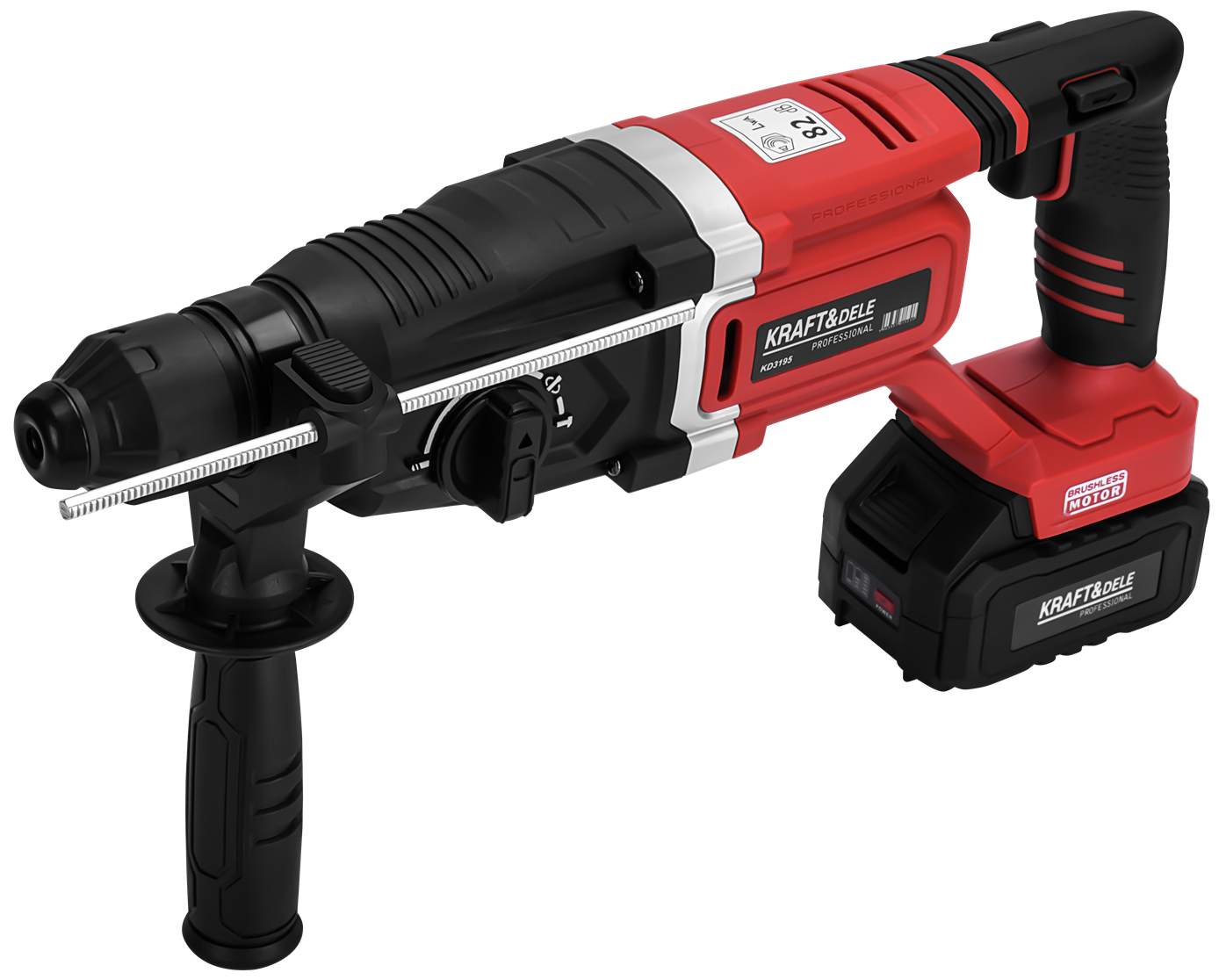 Cordless rotary hammer 21V 4.5J BRUSHLESS 2 x 4Ah KD3195