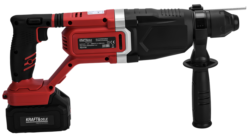 Cordless rotary hammer 21V 4.5J BRUSHLESS 2 x 4Ah KD3195