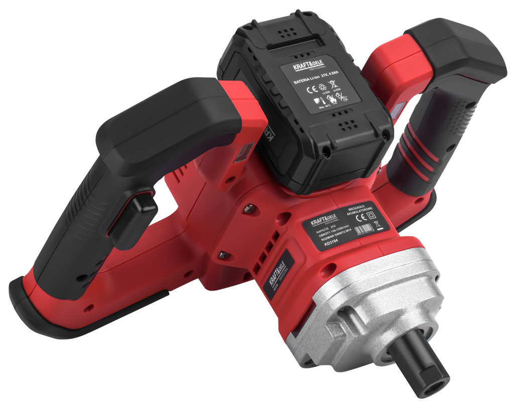 CORDLESS MIXER 21V M14 140mm BRUSHLESS 2 x 4Ah KD3194