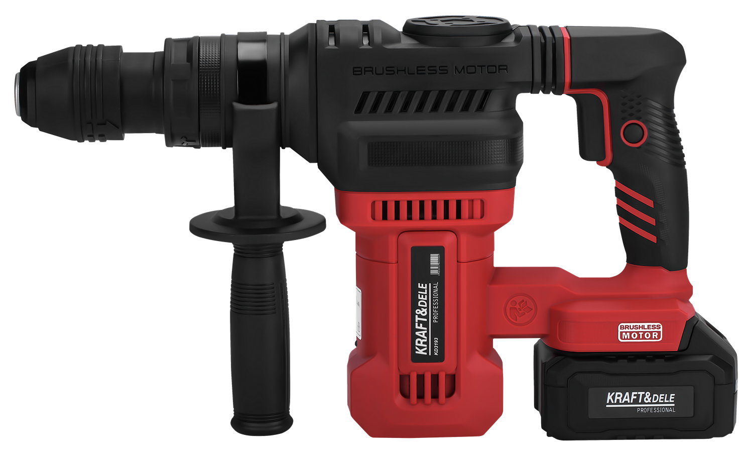Cordless rotary hammer 21V 7.5J BRUSHLESS 2 x 4Ah KD3193 (A25)