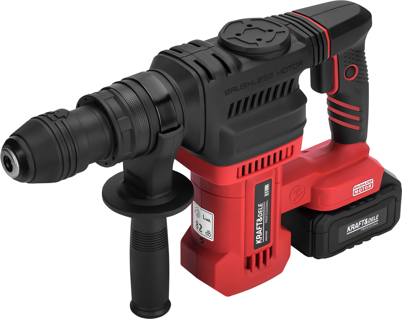Cordless rotary hammer 21V 7.5J BRUSHLESS 2 x 4Ah KD3193 (A25)