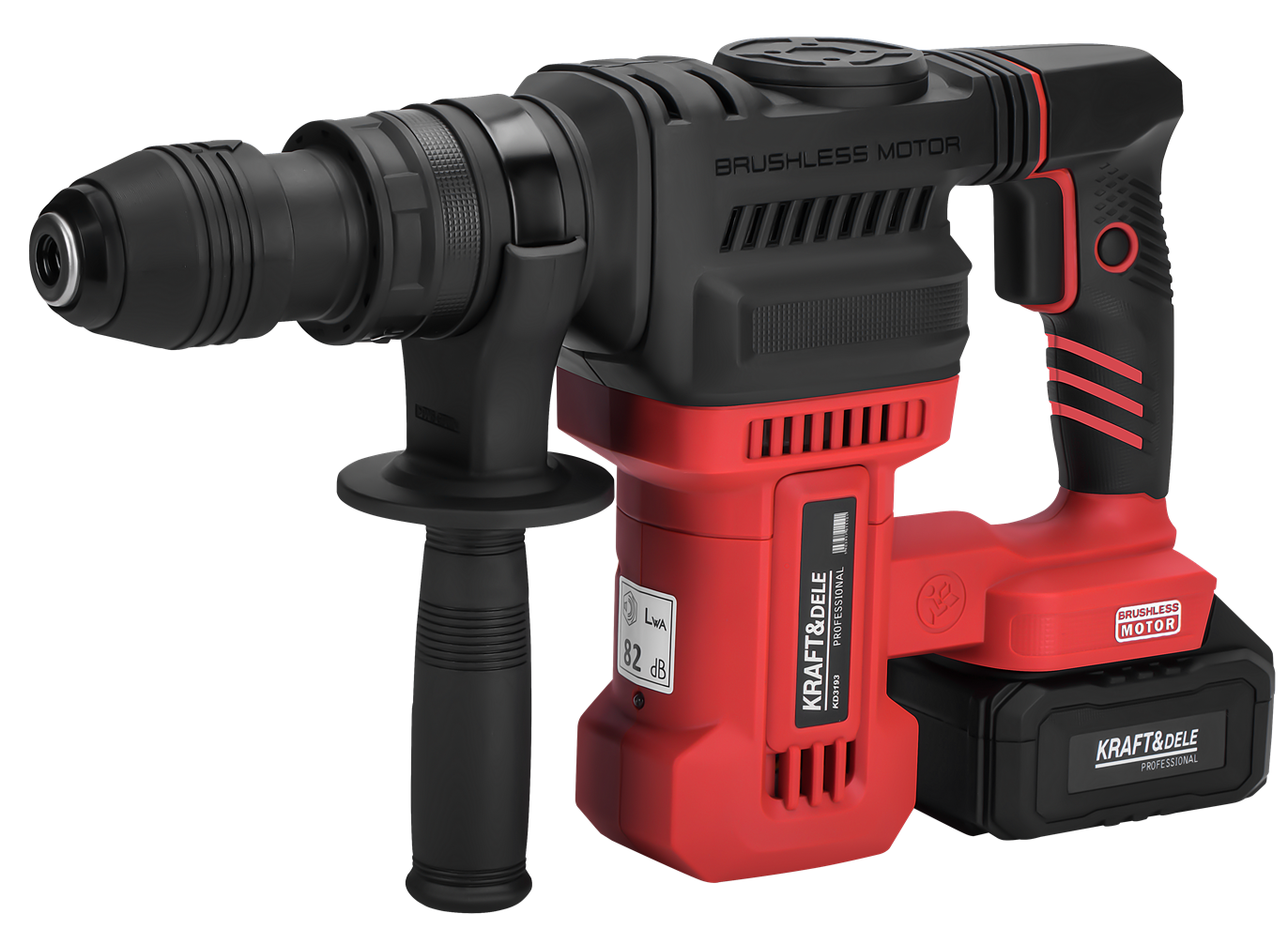 Cordless rotary hammer 21V 7.5J BRUSHLESS 2 x 4Ah KD3193 (A25)