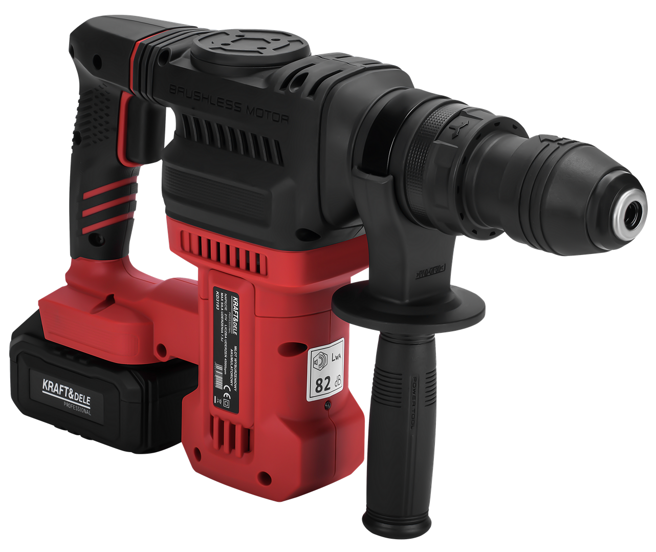 Cordless rotary hammer 21V 7.5J BRUSHLESS 2 x 4Ah KD3193 (A25)
