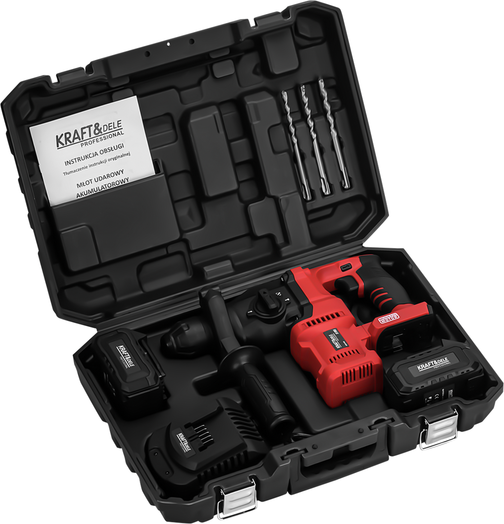 Cordless rotary hammer 21V 3.5J BRUSHLESS 2 x 4Ah KD3190