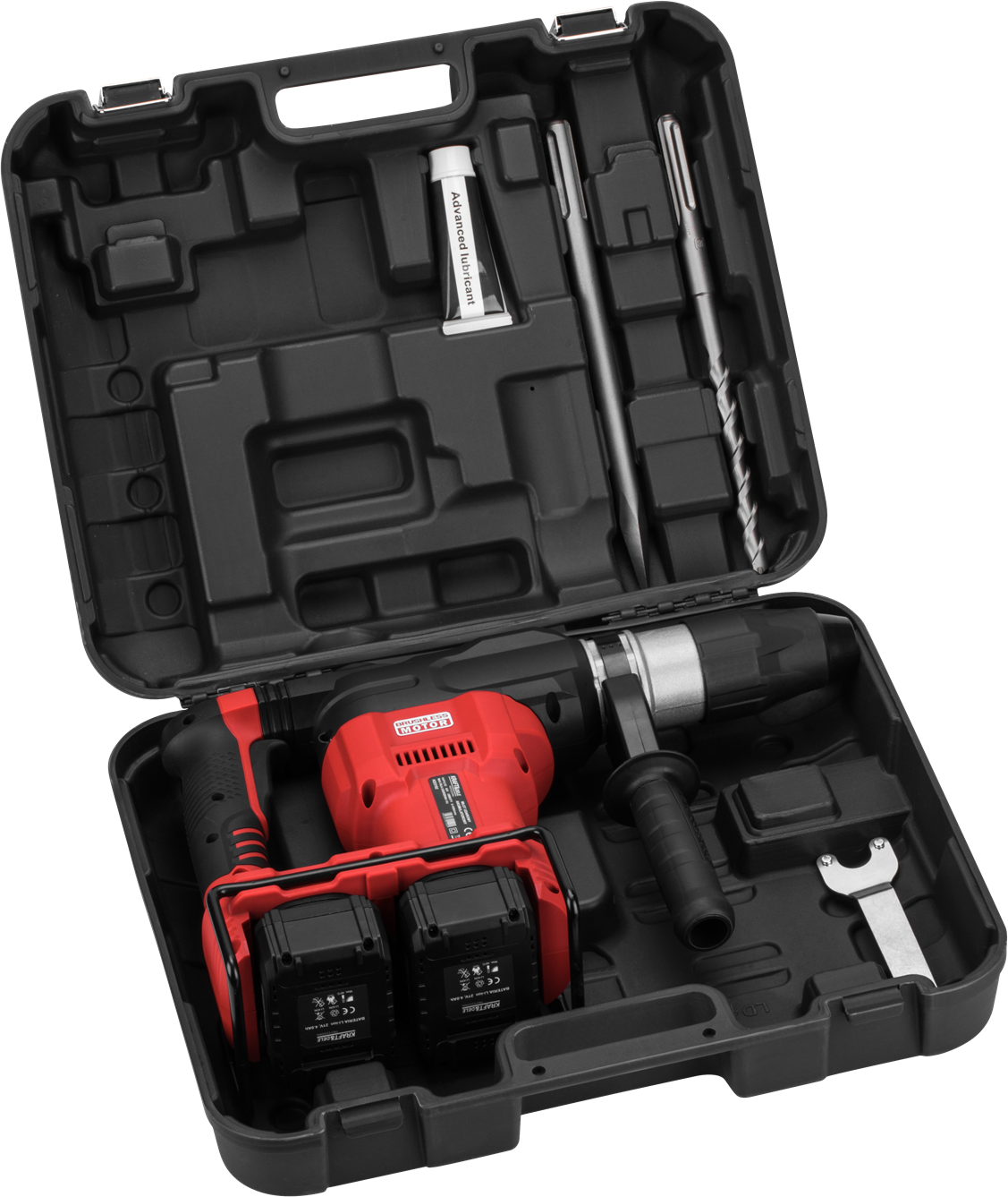 Cordless rotary hammer 42V 10J BRUSHLESS 2 x 4Ah KD3192