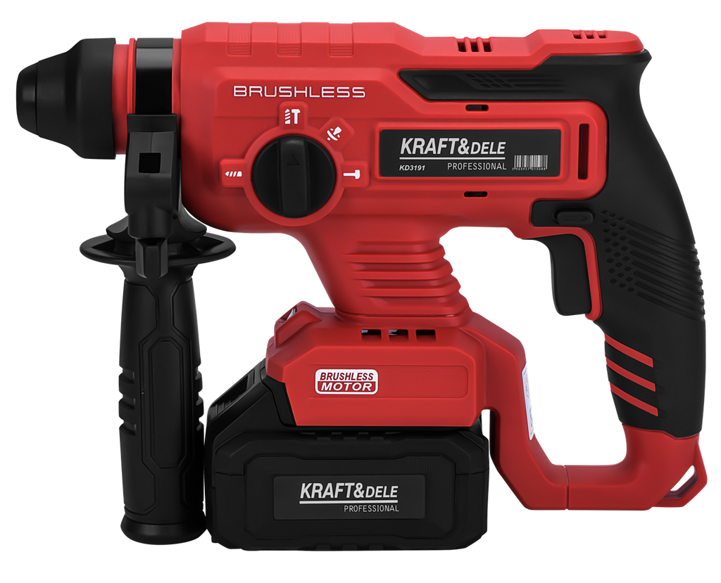 Cordless rotary hammer 21V 3J BRUSHLESS 2 x 4Ah KD3191
