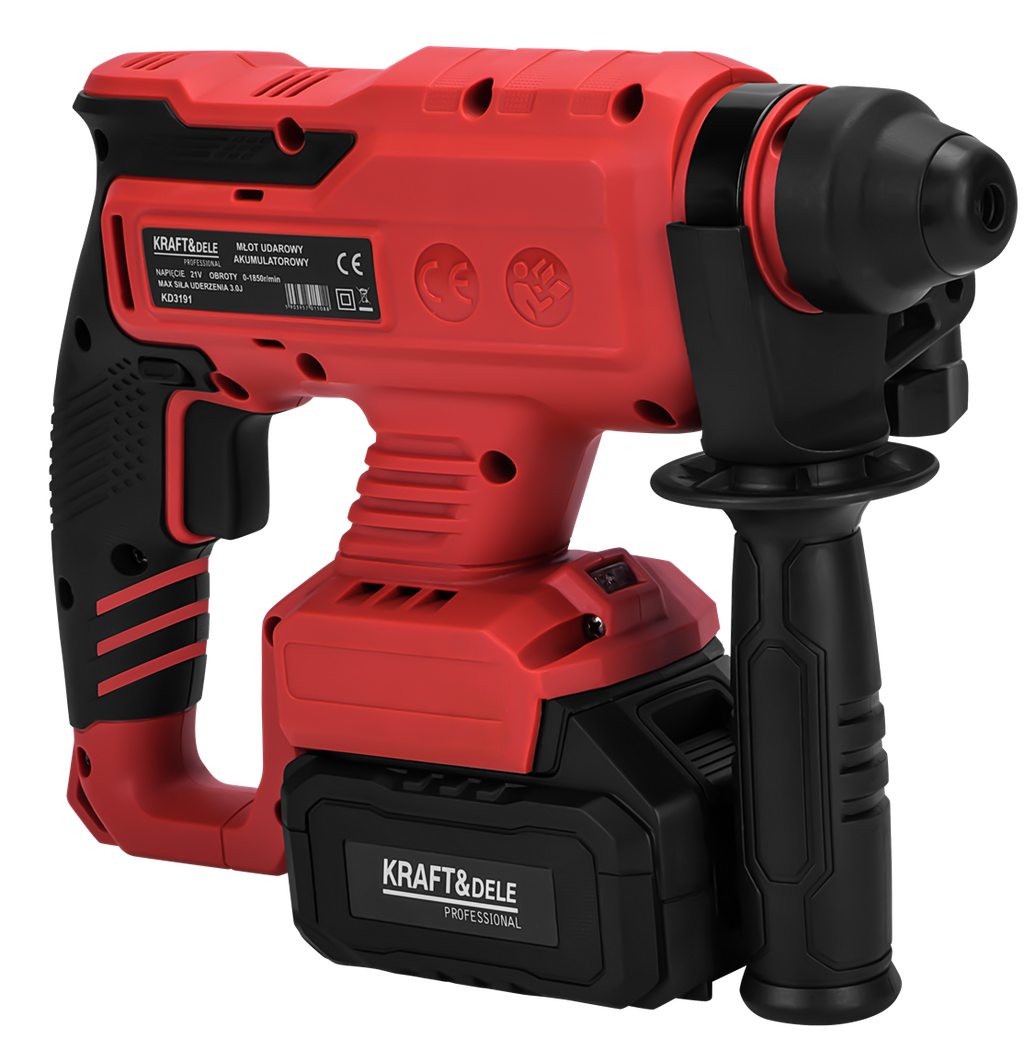 Cordless rotary hammer 21V 3J BRUSHLESS 2 x 4Ah KD3191