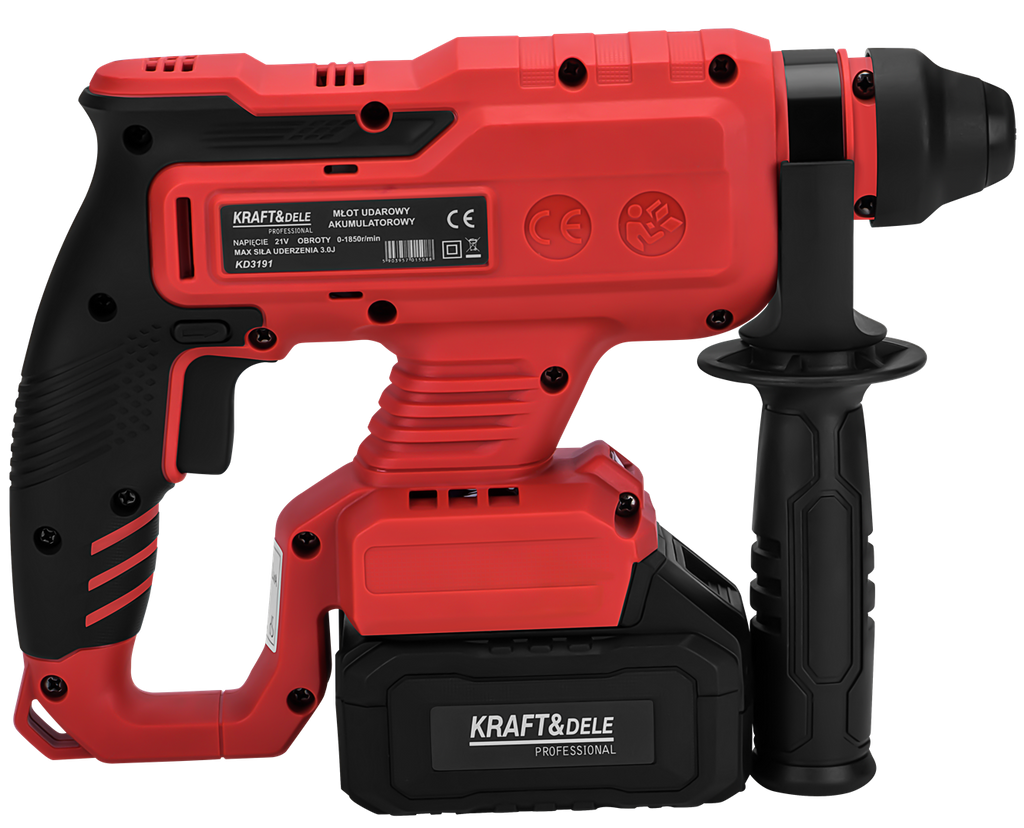Cordless rotary hammer 21V 3J BRUSHLESS 2 x 4Ah KD3191