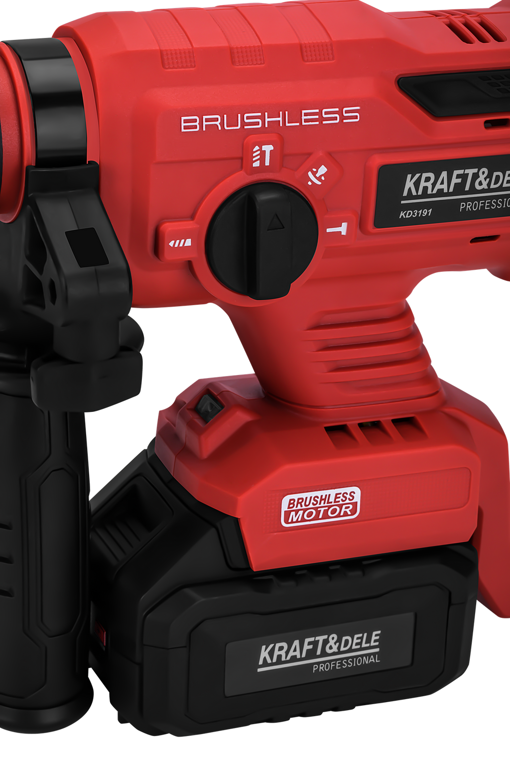 Cordless rotary hammer 21V 3J BRUSHLESS 2 x 4Ah KD3191