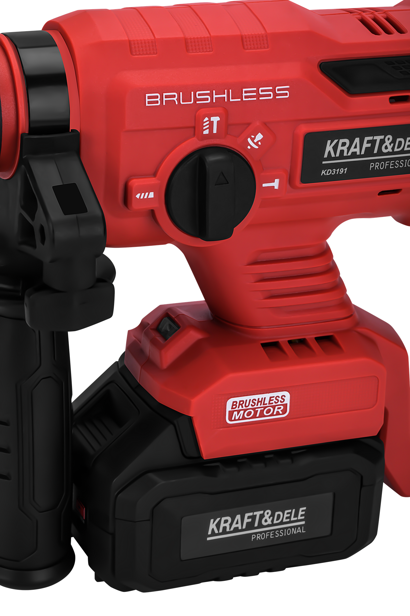 Cordless rotary hammer 21V 3J BRUSHLESS 2 x 4Ah KD3191