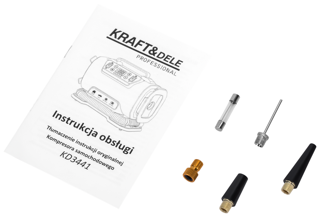 Car compressor with flashlight function 12/230V KD3441 (D24)