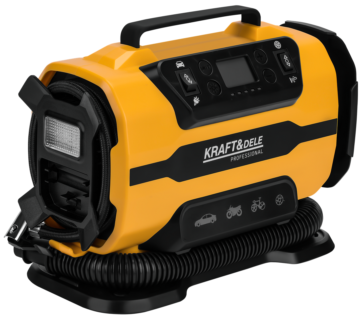 Car compressor with flashlight function 12/230V KD3441 (D24)