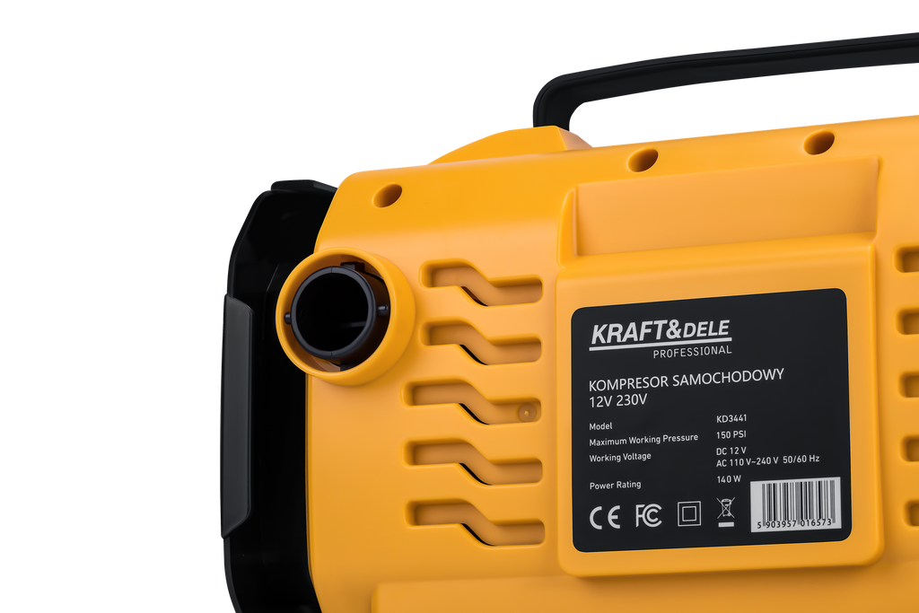 Car compressor with flashlight function 12/230V KD3441 (D24)