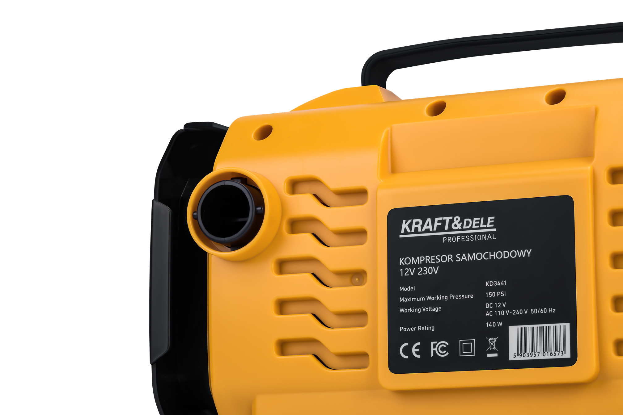 Car compressor with flashlight function 12/230V KD3441 (D24)