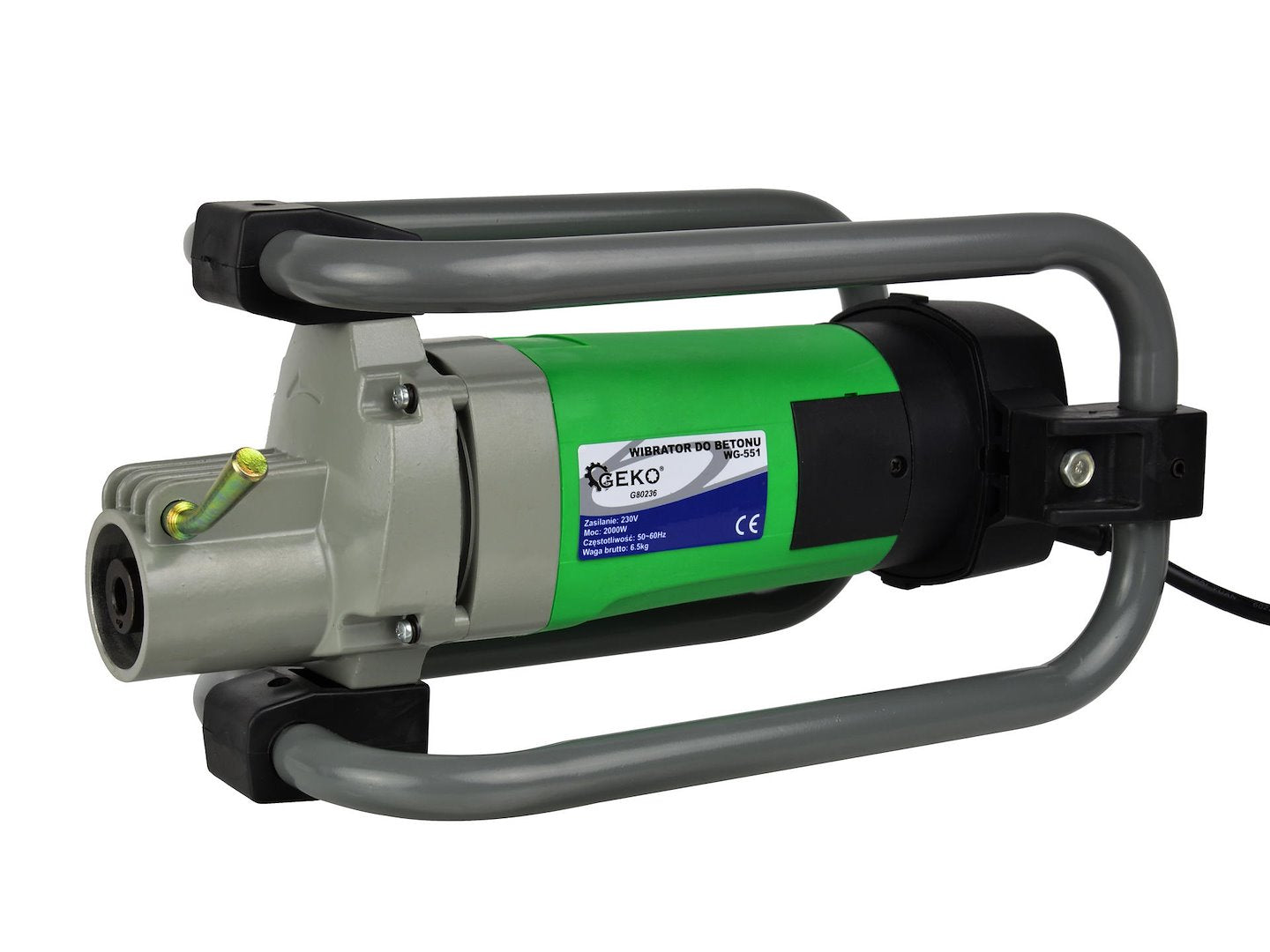 Electric Concrete Vibrator 2000W, dia. 48 mm, 6 m hose